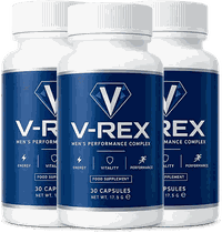 Purkki V-Rex Male Enhancement Capsules -kapseleita